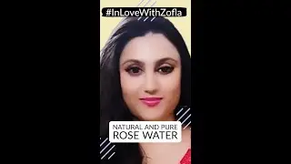 In Love with ZOFLA Natural and Pure Rose Water Review by Sai Showmya Shree | Undiluted #RoseWater