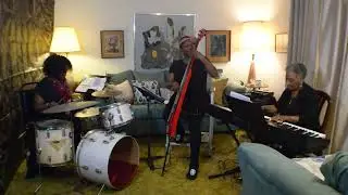 Kim Clarke-bass Bertha Hope-piano  Lucianna Padmore-drums Jazz @ Home