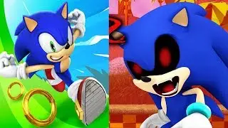 Sonic Dash vs SONIC EXE 3D