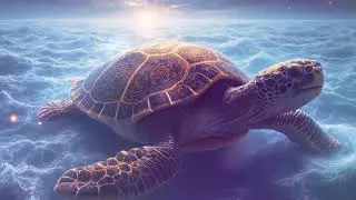 🐢 Kurma Gayatri Mantra | Divine Turtle Incarnation of Vishnu | Wealth, Protection & Karma Cleansing🌊