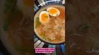 Easy Keto Ramen Low Calorie Diet Recipe | Healthy Diet Plan | Weight Loss Plan #shorts