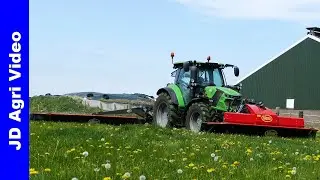 Deutz-Fahr 6130TTV + Vicon | Gras maaien | R.Rozeboom Doornspijk | Mowing grass | Gras m&auml;hen | 2022
