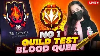 🔴1 Vs 2 GUILD TEST LIVE | GIRL GAMING+CUSTOM ROOMS 😍 #freefire #bloodqueenff #live