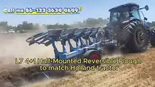 Half-Mounted Reversible Plough