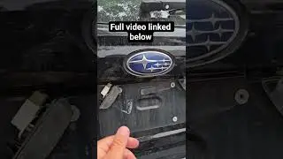 How to replace a Subaru license plate bulb #automobile #diy #subaru