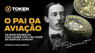O Pai da Avia&ccedil;&atilde;o: Challenge Coin 150 Anos de Santos Dumont | TOKEN.AC