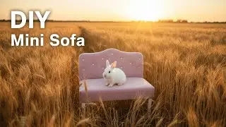 DIY Mini Sofa step by step | Мини-Диван своими руками #diy #своимируками 