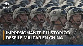 Enorme desfile militar de China por el fin de la Segunda Guerra Mundial: exhibió drones que usan IA