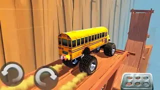 Stunt Car Extreme - School Bus Extreme Driving #2 | Android GamePlay