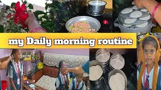 #VLOG | My Daily morning routine | mini vlog | breakfast fast | snacks | ready🏫🎒 | v&vchannel 