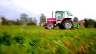 Sianokosy 2016!!!!#Massey Ferguson 3060 i kosiarka SamaSz
