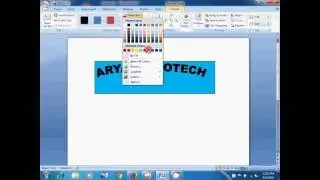 How to create a banner using MSWord