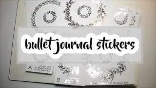 bullet journal stickers | new releases | foiled wreaths | collections | bujo