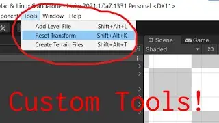 Custom Menu Items in 2 Minutes (Unity Tutorial)