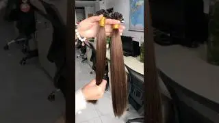 V nail human hair #hairstyle #fyp #shorts #video #beauty #haircare #haircut #hairfactory #jewish