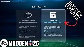 Как получить обновленные составы в Madden 26