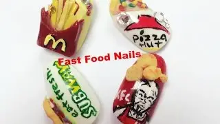 3D Acrylic Nail Art Tutorial~~SUBWAY Nails~~