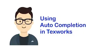 Using the auto completion in TeXworks