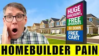 New Home Prices TUMBLE | Builder Incentives SKYROCKET