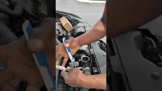 REPLACING A BROKEN FILLER NECK ON A COOLANT LINE