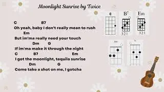 Moonlight Sunrise- TWICE | Ukulele
