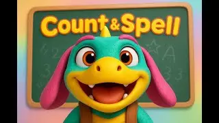🎵 Let&rsquo;s Count and Spell 1 to 10! | Dinostein & Friends | Fun Kids Counting Song & Learning Video 🎉