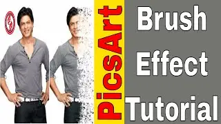 How To Photo Edit Tutorial Brush Effect In Picsart | RealWay