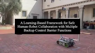 Safe Human-Robot Collaboration with Multiple Backup Control Barrier Functions and Learning