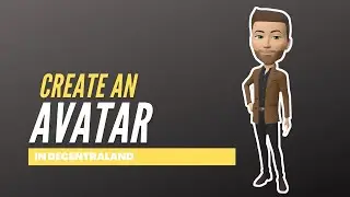 Create an avatar in decentraland