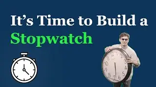 ⏱️ Build A Super Simple Stopwatch in JavaScript