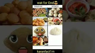 Panipuri v/s momos 😎? @Pandeyfact #shorts#viral#comparison