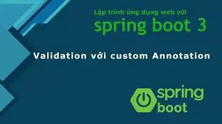Java spring boot 3 tutorial: Validation with custom annotation