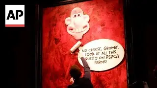 WATCH: Animal rights protesters deface King Charles III portrait in London