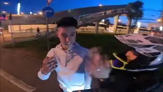 Покатушки на мото по городу🏍️Стант,смешные моменты.Сочи,Олимпийский парк.