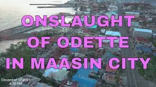 Onslaught of Super Typhoon Odette / Rai in Maasin City Southern Leyte