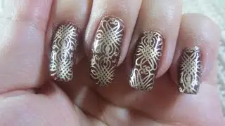 Gift Wrapping Paper Nails?? A stamping tutorial.