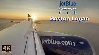 jetBlue Syracuse to Boston - 4K