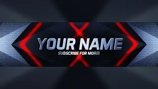 NEW FREE PHOTOSHOP YOUTUBE BANNER TEMPLATE DOWNLOAD! - (YouTube Channel Art Template PSD)