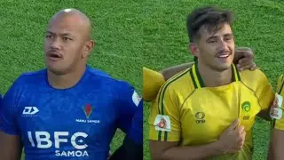 Manu Samoa vs Brazil national anthems &ndash; Final Qualification Tournament Rugby 2025