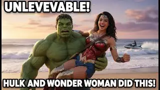 Unbelievable! Hulk and Wonder Woman Did This Together on the Beach