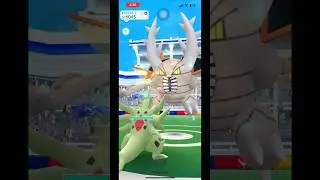 Solo Raid Of Mega Pinsir Using Only Mega-Tyranitar! #soloraid #pokemongo #raid #pinsir  #megaraid