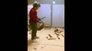 Epic Bat Break at The Rage Room York video credit Leo Cardone