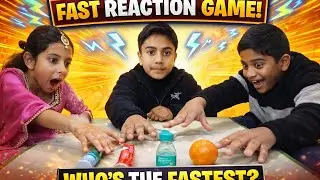 Fast Reaction Game ⚡ | Almas vs Khizra 😱 | Who Is The Fastest?