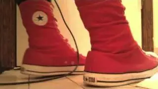 X Hi Red Converse