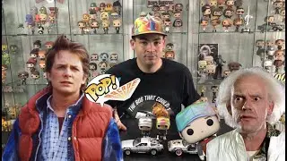 I Met Dr. Emmett Brown A.K.A Christopher Lloyd!! + Rainbow Marty McFly Funko POP! Vinyl is here!