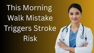 For Senior |This Morning Walk Mistake Raises Stroke Risk Overn|  Dr Sarah