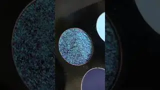 Upclose and personal on the stunning pressed pigments 🐉🌲🌊