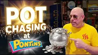 PONTINS HOLIDAY SLOTTING REEL KING POT CHASE (PT1) SHOUT OUTS AND MORE