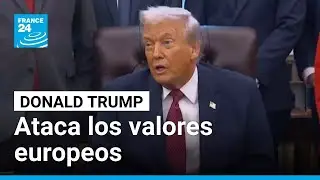 Trump ataca los valores europeos en su nueva estrategia de seguridad
