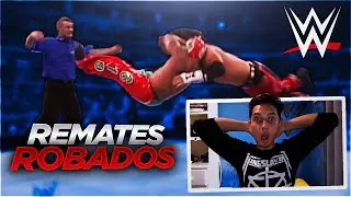 REACCIONANDO a REMATES ROBADOS en WWE *INCREIBLE*